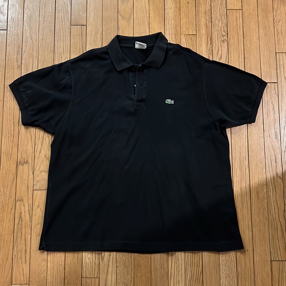 Lacoste | Shirts | Lacoste Black Polo Shirt | Poshmark